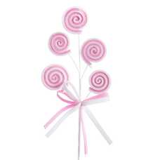 RAMA 5 PIRULETAS PLÁSTICO 41 CM