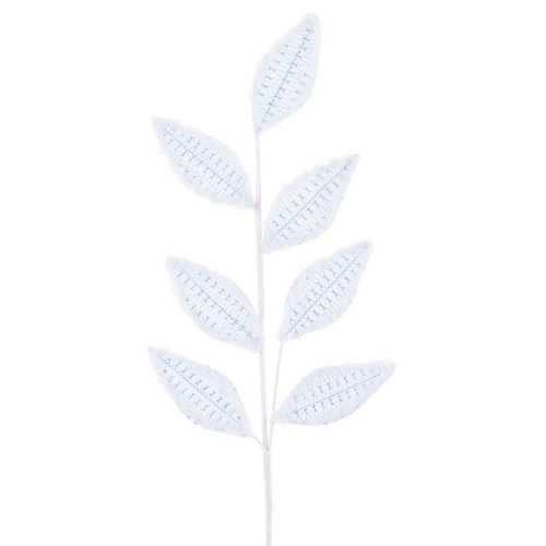 RAMA 7 HOJAS POLIESTER AZUL 70 CM