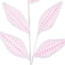 RAMA 7 HOJAS POLIESTER ROSA 70 CM