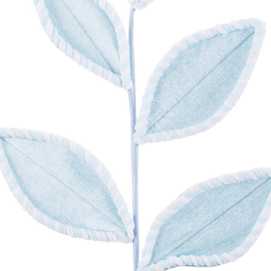 RAMA 5 HOJAS POLIESTER AZUL 65 CM