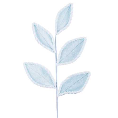 RAMA 5 HOJAS POLIESTER AZUL 65 CM