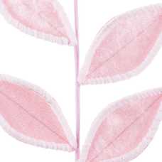 RAMA 5 HOJAS POLIESTER ROSA 65 CM