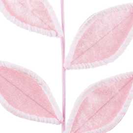 RAMA 5 HOJAS POLIESTER ROSA 65 CM