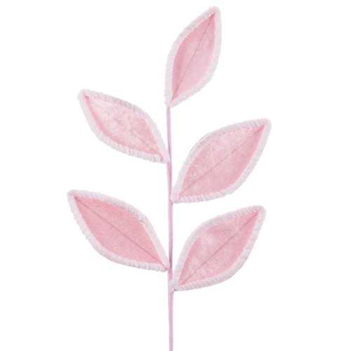 RAMA 5 HOJAS POLIESTER ROSA 65 CM