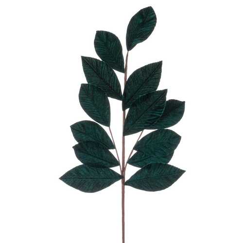 RAMA 13 HOJAS POLIESTER ESMERALDA 70 CM