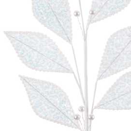 RAMA 7 HOJAS POLIESTER ROSA 70 CM