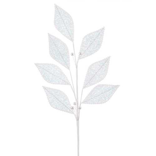 RAMA 7 HOJAS POLIESTER ROSA 70 CM