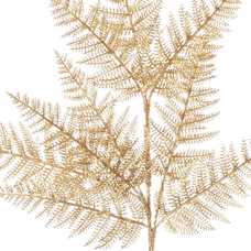 RAMA HOJAS PLÁSTICO ORO 70 CM