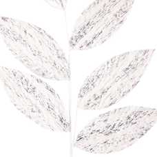 RAMA 6 HOJAS POLIESTER PLATA 105 CM