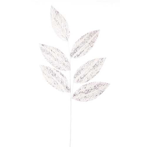 RAMA 6 HOJAS POLIESTER PLATA 105 CM