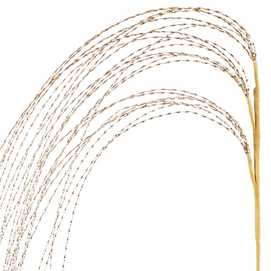 RAMA FLECOS PLÁSTICO ORO 110 CM