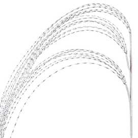 RAMA FLECOS PLÁSTICO PLATA 110 CM