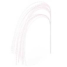 RAMA FLECOS PLÁSTICO PERLADO 110 CM RAMA FLECOS PLÁSTICO PERLADO 110 CM