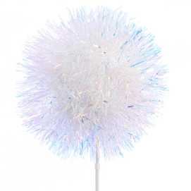 RAMA BOLA PLÁSTICO BLANCO 12 X 12 X 65 CM