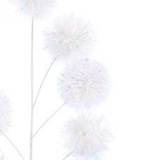 RAMA 5 BOLAS PLÁSTICO BLANCO 21 X 7 X 65 CM