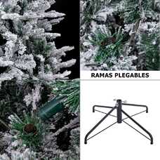 ÁRBOL MIXTO NEVADO 1125 RAMAS 210 CM