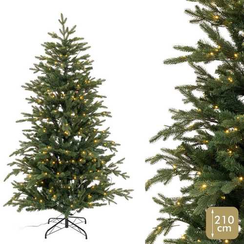 ÁRBOL MIXTO 931 RAMAS 400 LUCES PE-PVC 210 CM