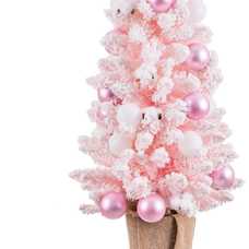 ÁRBOL 136 RAMAS MACETA SACO PVC ROSA 90 CM