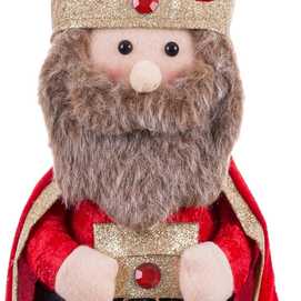 REY POLIESTER ROJO 13 X 10 X 31 CM