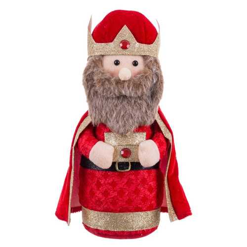 REY POLIESTER ROJO 13 X 10 X 31 CM