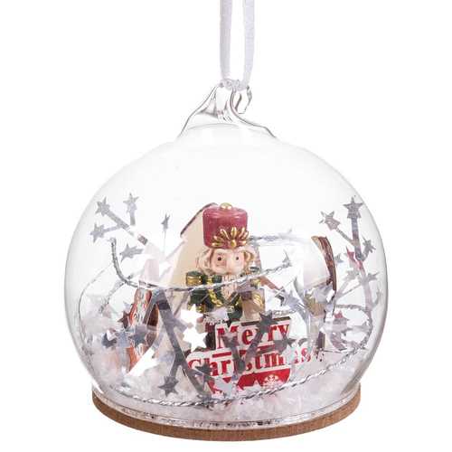 COLGANTE BOLA SOLDADO CRISTAL 7,50 CM