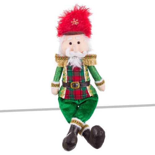 SOLDADO DE PIE POLIESTER VERDE 18 X 9 X 49 CM