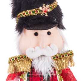 SOLDADO DE PIE POLIESTER ROJO 18 X 9 X 56 CM