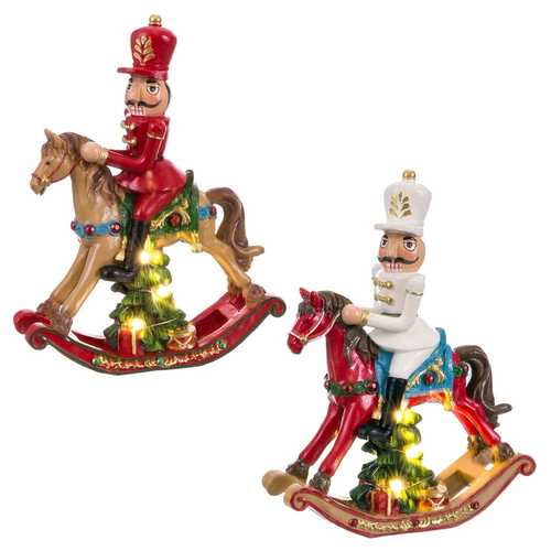 SOLDADO CABALLITO CON LUZ RESINA 2/M 15 X 5,40 X 20 CM