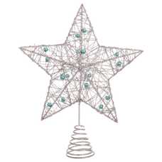 TERMINAL ÁRBOL METAL PLATA 20 X 5 X 25 CM