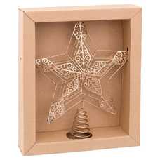 TERMINAL ESTRELLA METAL ORO 25 X 5,50 X 30 CM