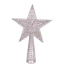 TERMINAL ÁRBOL PLÁSTICO PLATA 27 X 18 CM