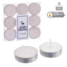 S/9 VELA TEALIGHT BLANCO NACARADO 3,80 X 1,20 CM S/9 VELA TEALIGHT BLANCO NACARADO 3,80 X 1,20 CM