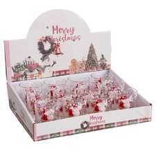 VELA TARRO CRISTAL PAPA NOEL 3/M 5,50 X 5,50 X 6,50 CM