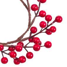 CORONA ACEBO VELÓN 20 X 20 CM CORONA ACEBO VELÓN 20 X 20 CM