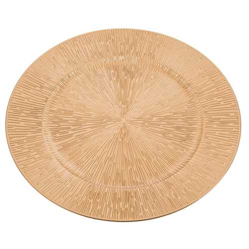 BAJO PLATO POLIPROPILENO ORO 33 X 1,50 X 33 CM