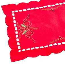 SALVAMANTEL BORDADO POLIESTER 43 X 29 CM SALVAMANTEL BORDADO POLIESTER 43 X 29 CM