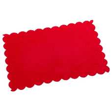 S/6 SALVAMANTEL POLIESTER ROJO 40 X 30 CM S/6 SALVAMANTEL POLIESTER ROJO 40 X 30 CM