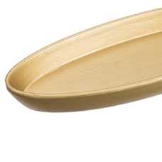 BANDEJA OVALADA MDF ORO 37 X 3,50 X 13,50 CM