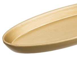 BANDEJA OVALADA MDF ORO 37 X 3,50 X 13,50 CM