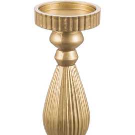 CANDELABRO MDF ORO 9,50 X 9,50 X 30,50 CM