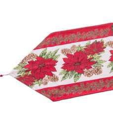 CAMINO MESA FLORES POLIESTER 33 X 175 CM