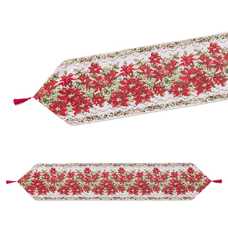 CAMINO MESA FLORES POLIESTER 33 X 175 CM