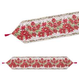 CAMINO MESA FLORES POLIESTER 33 X 175 CM