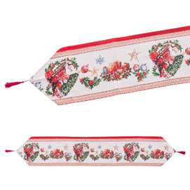 CAMINO MESA FLORES POLIESTER 33 X 175 CM