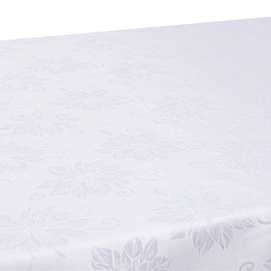 MANTEL POLIESTER BLANCO 150 X 180 CM