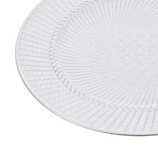 BAJO PLATO REDONDO PP PLATA 33 X 1,50 X 33 CM