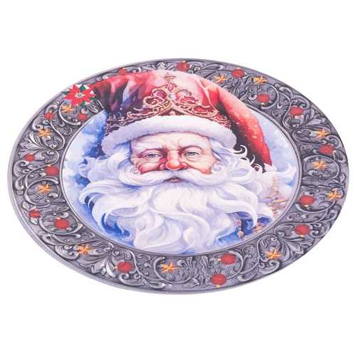 BAJO PLATO PAPA NOEL PP 33 X 1,50 X 33 CM