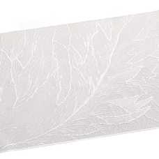 SALVAMANTEL HOJAS PVC PLATA 45 X 30 CM