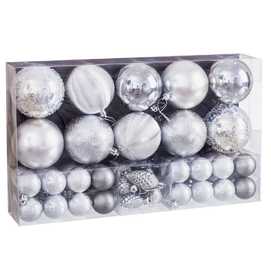 S/50 BOLA 4, 6 Y 8 CM PLATA