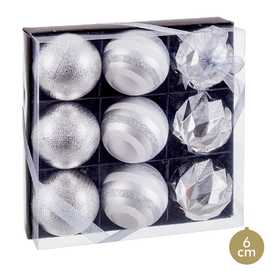 S/9 BOLA PLATA 6 X 6 X 6 CM